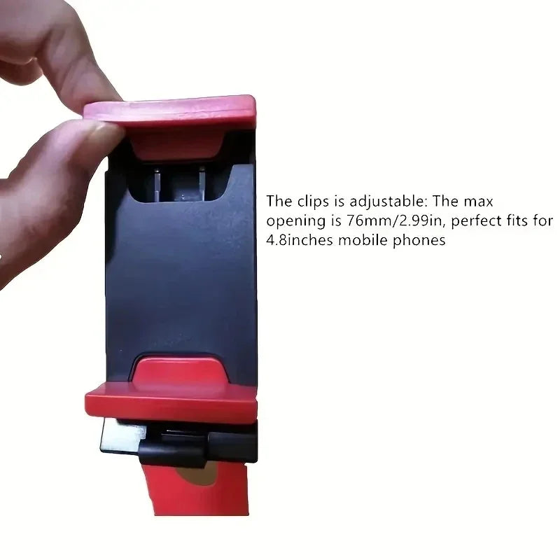 Support Téléphone Universel pour Volant de Voiture – Pince Télescopique Réglable – Maintien Smartphone & GPS