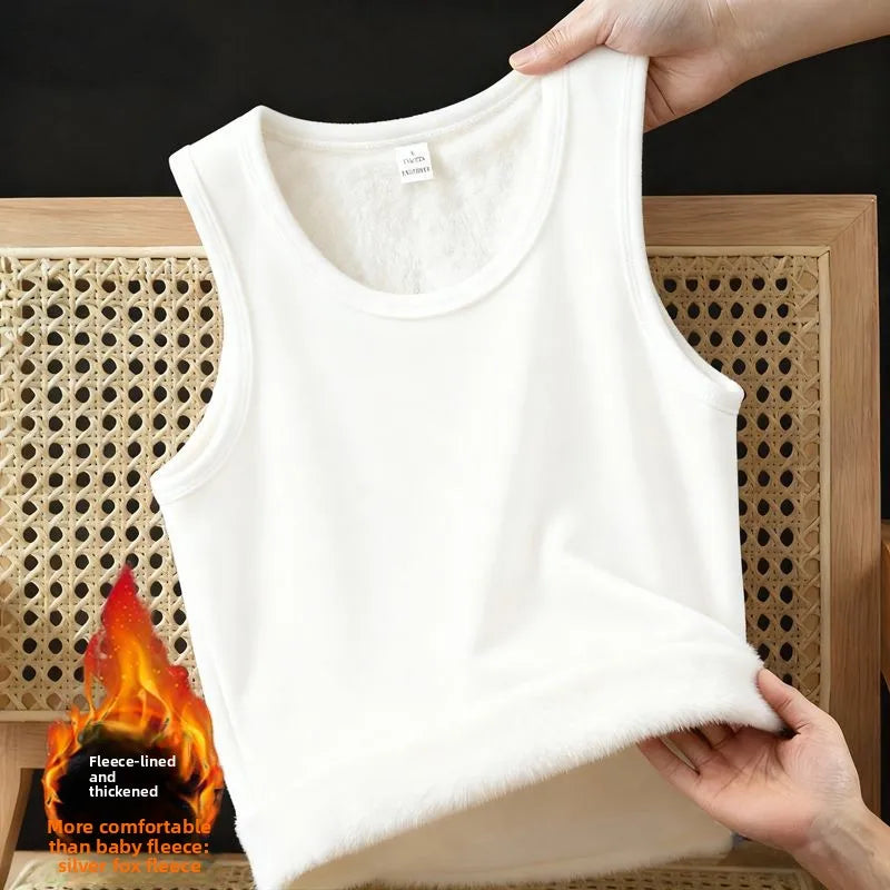 Débardeur Thermique Homme Doublé Polaire Épais & Chaud – Grandes Tailles