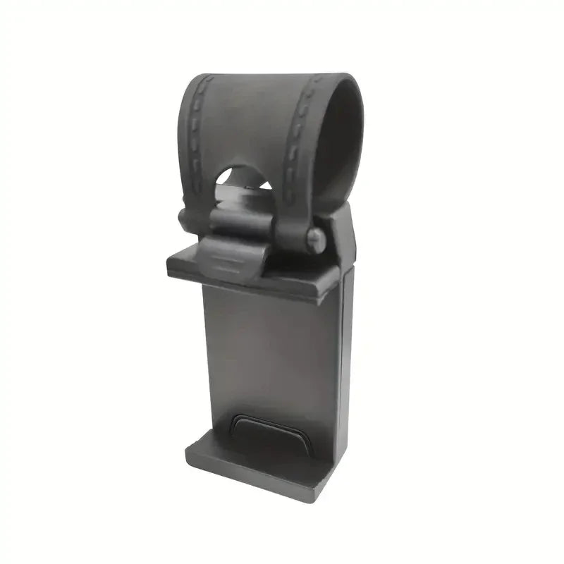Support Téléphone Universel pour Volant de Voiture – Pince Télescopique Réglable – Maintien Smartphone & GPS