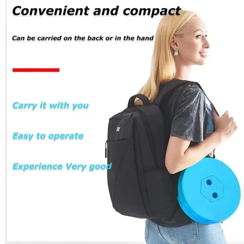 Tabouret Télescopique Réglable – Léger & Pliable