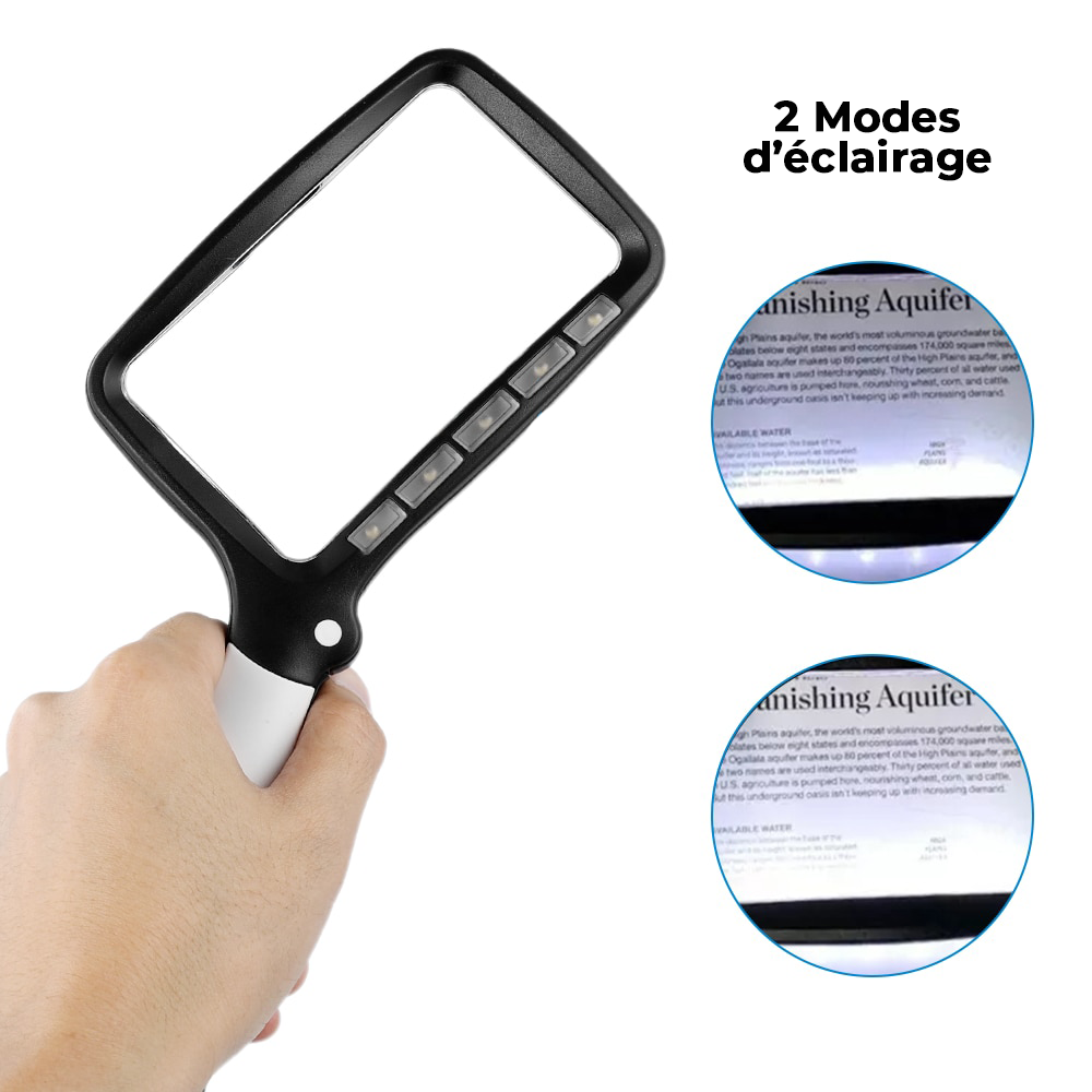 Loupe de Lecture à LED