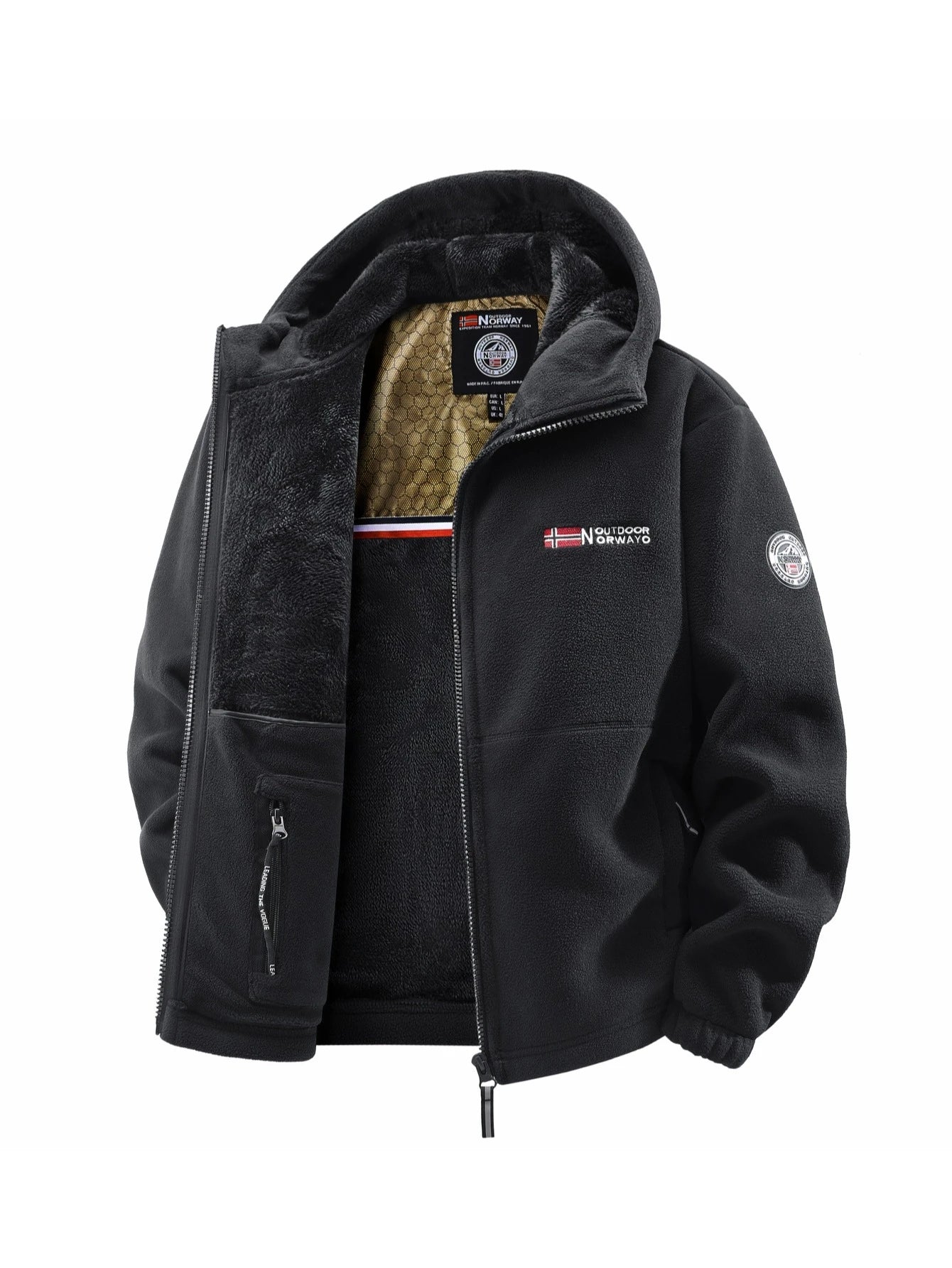 NORWAY - Veste Polaire à Capuche Doublée ULTRA CHAUDE