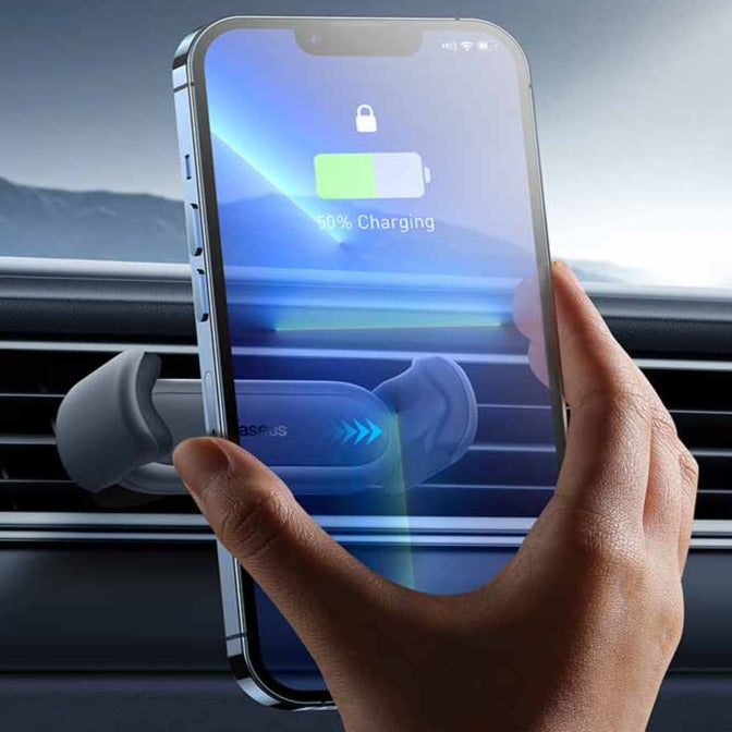 Support de téléphone sur ventilation