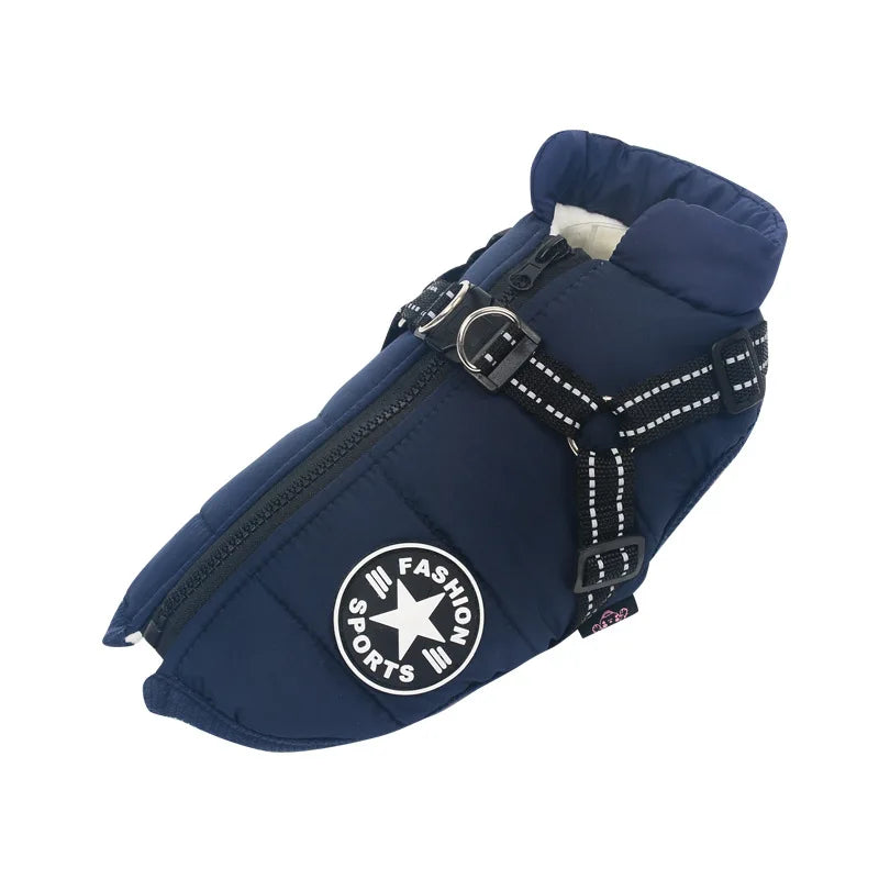 Doudoune pour Chiens avec Harnais Intégré - Jusquà 5XL