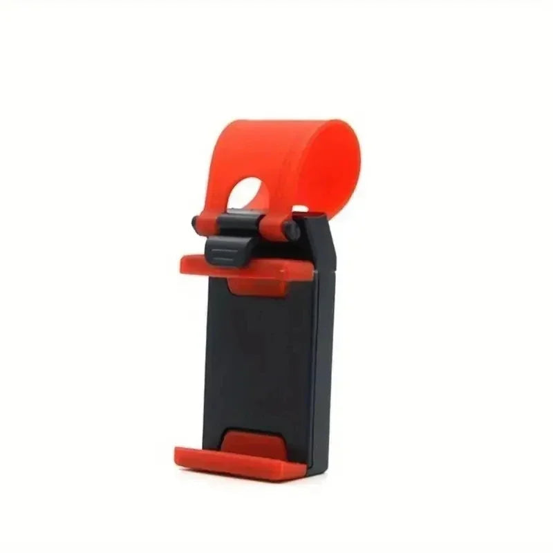 Support Téléphone Universel pour Volant de Voiture – Pince Télescopique Réglable – Maintien Smartphone & GPS