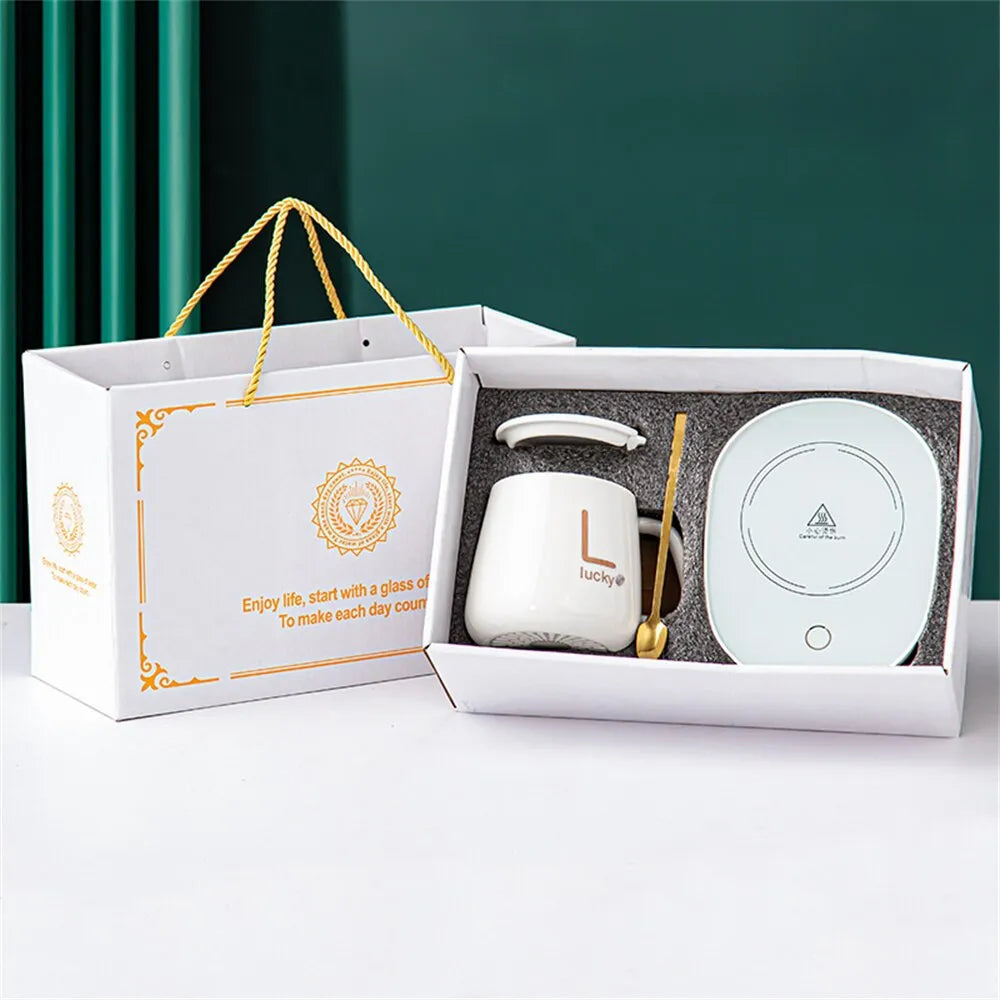 Ensemble Mug + Chauffe Tasse USB