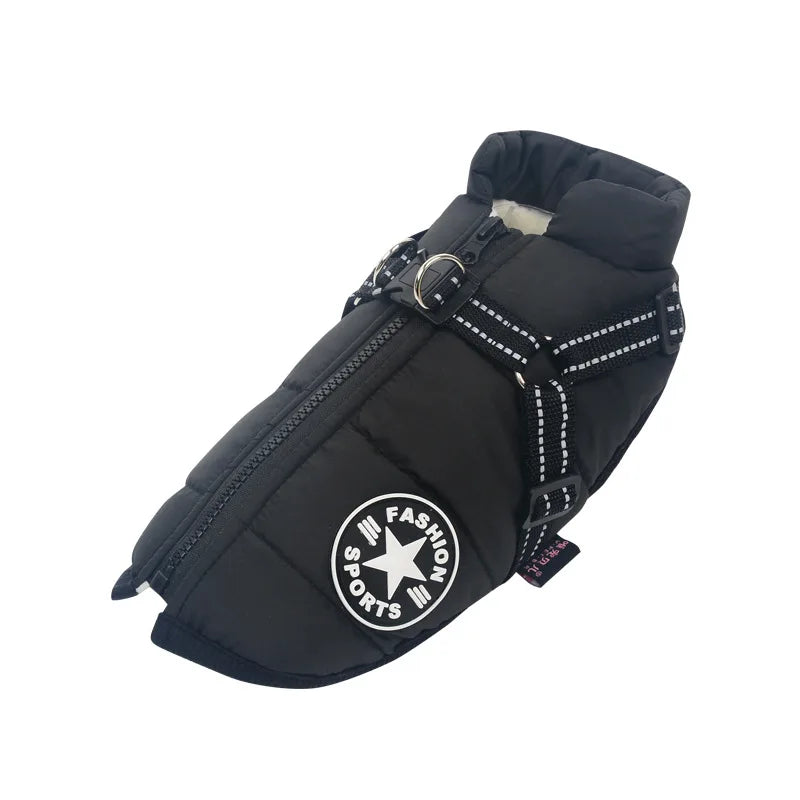 Doudoune pour Chiens avec Harnais Intégré - Jusquà 5XL