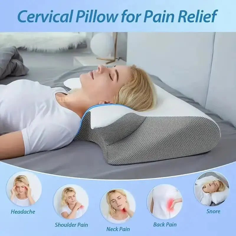 Oreiller cervical en mousse à mémoire
