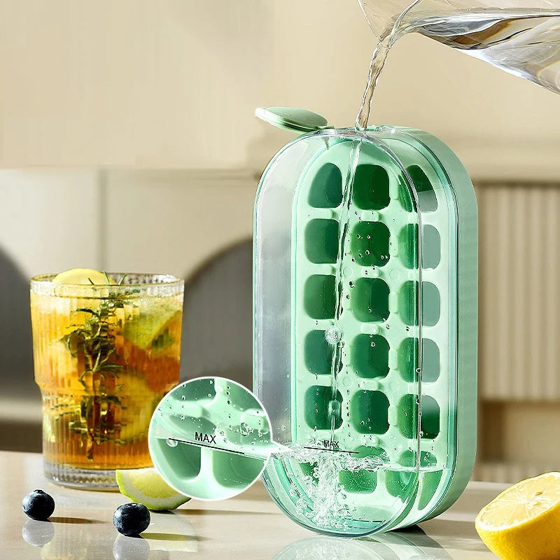 Moule à glaçon en silicone innovant - 18 Glaçons