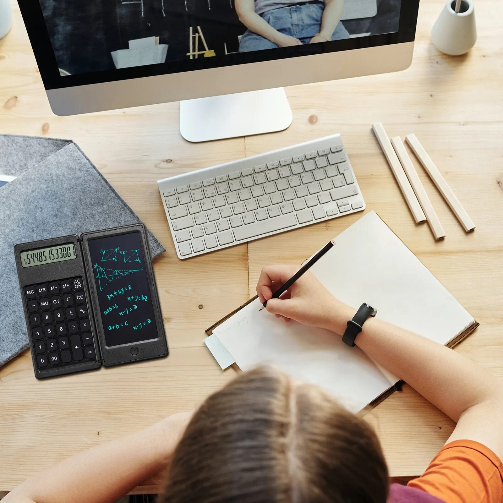 Calculette avec Tablette d'Ecriture