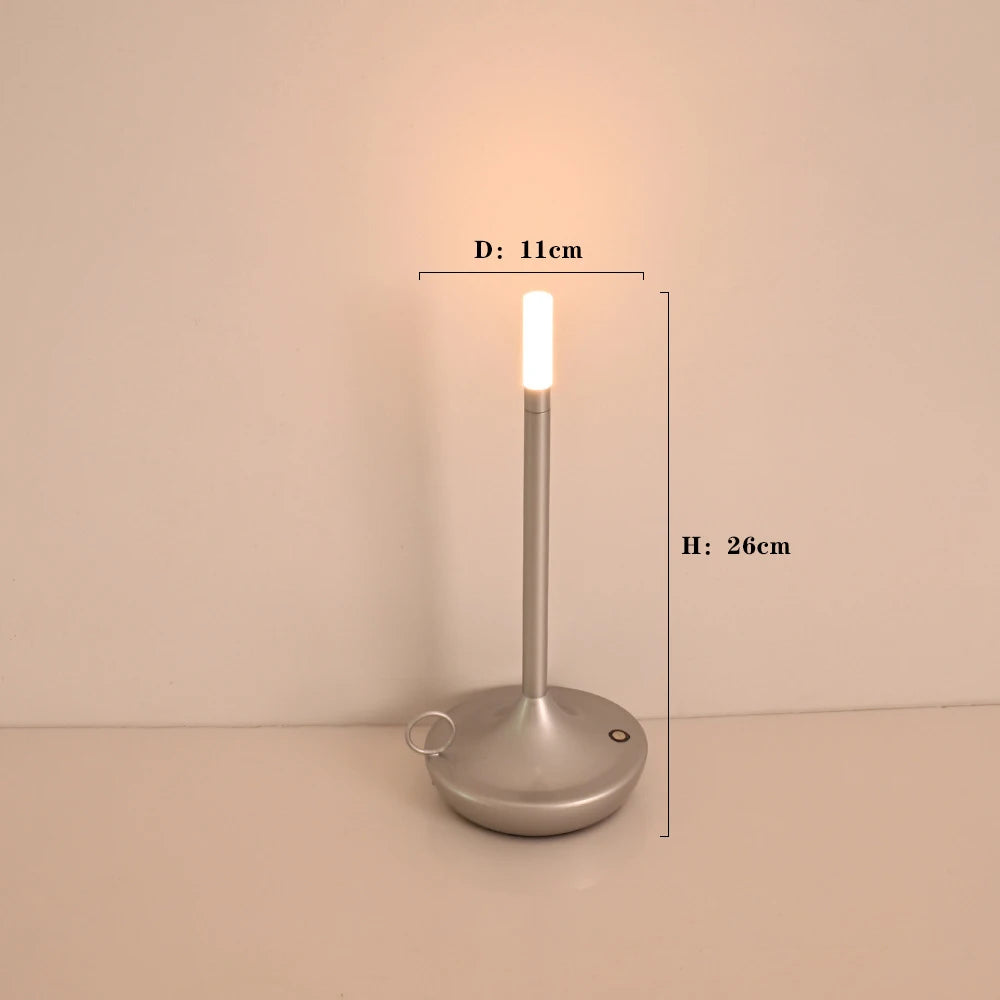 Lampe bougeoire tactile et sans fil