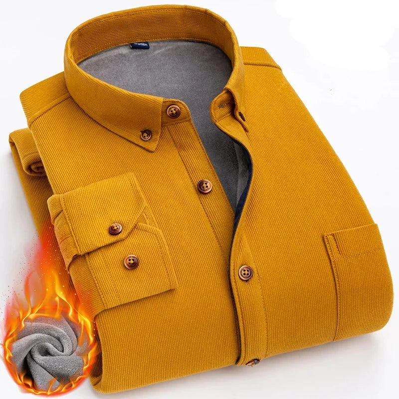 Chemises en velours côtelé