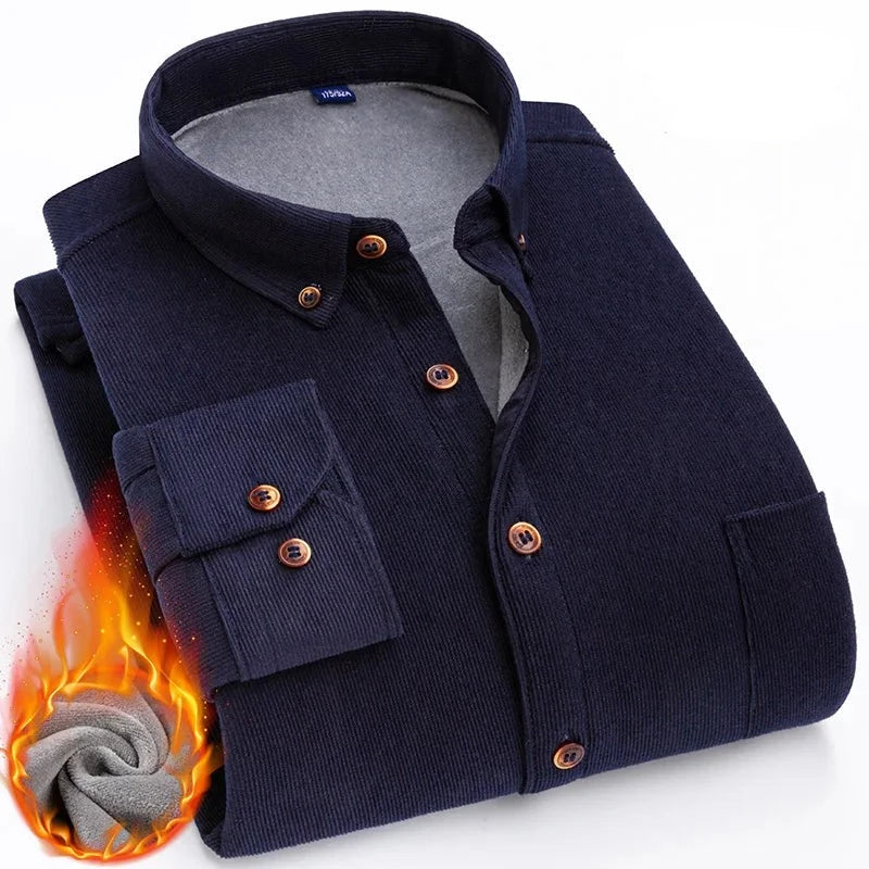 Chemises en velours côtelé