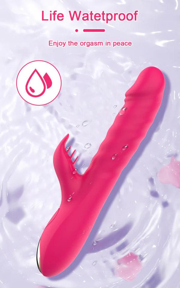 Vibromasseur Stimulation de Poussée Perlée