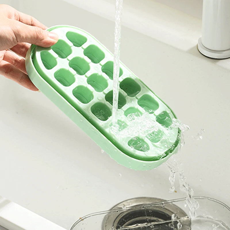 Moule à glaçon en silicone innovant - 18 Glaçons