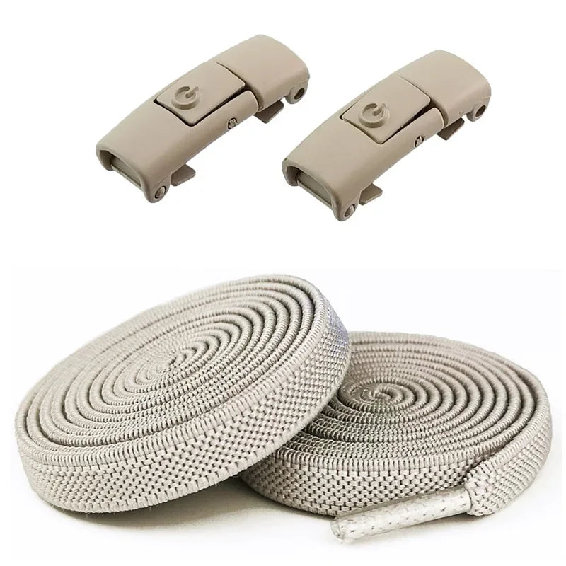 Lacets Élastiques Sans Nœuds 100CM avec Fermoirs Rapides Pour Baskets et Chaussures – 16 Couleurs