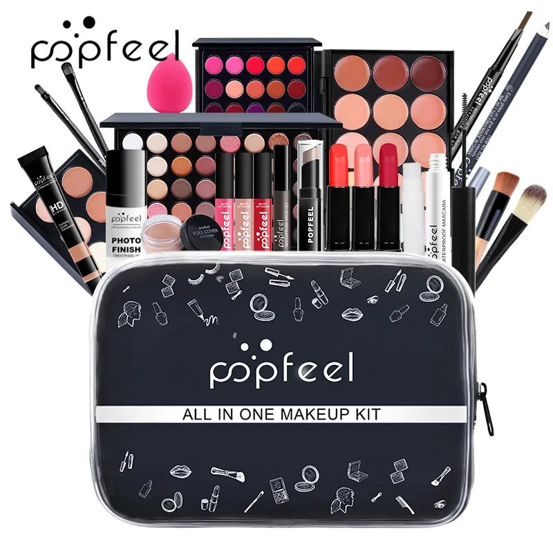 Kit Complet de Maquillage Tout-en-Un pour Femme
