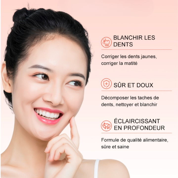 Stylo magique dents blanches