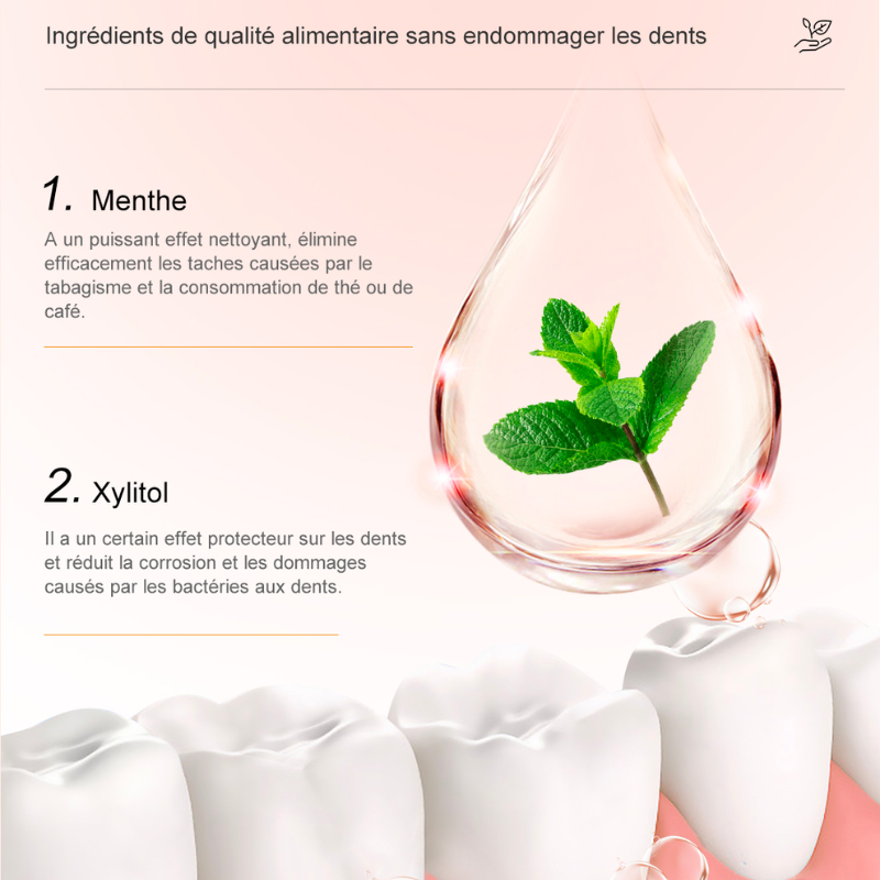 Stylo magique dents blanches