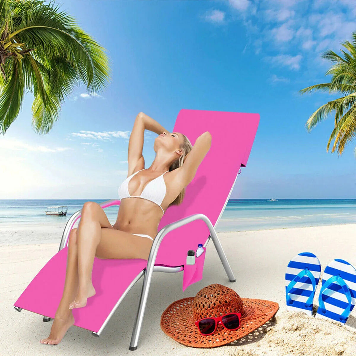 Serviette en microfibre pour transat