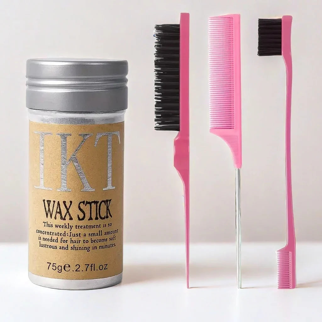 2x Barra de cera para el cabello antiencrespamiento - Cepillos y peines GRATIS