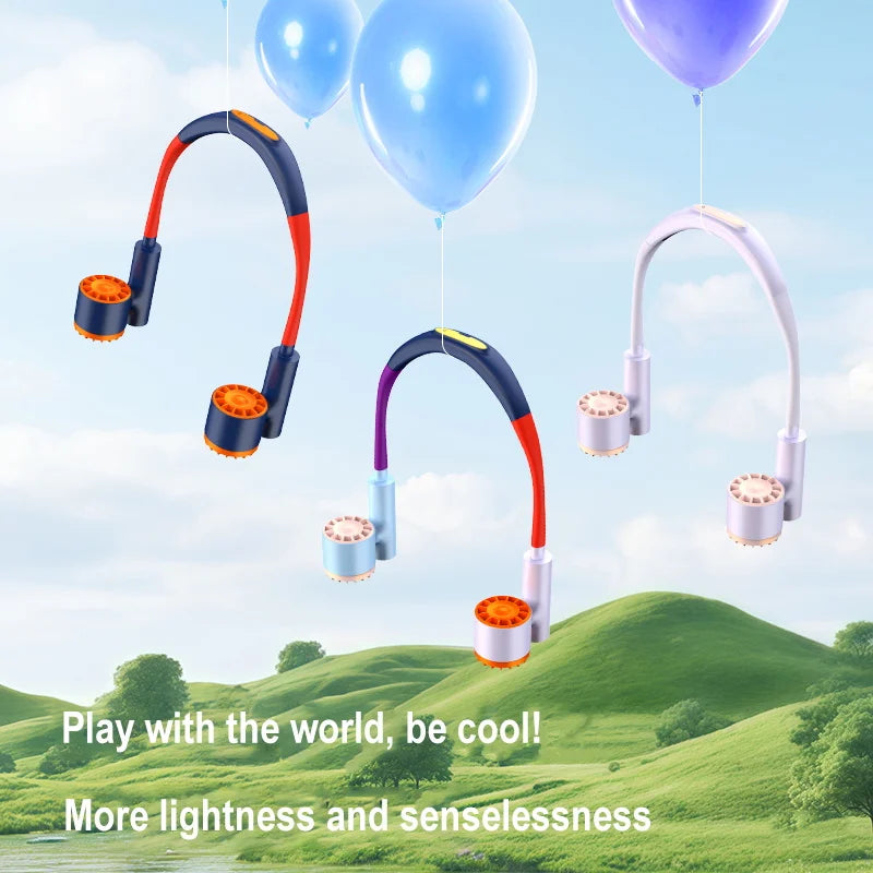 Ventilateur de Cou Silencieux – 3 Vitesses & Recharge USB