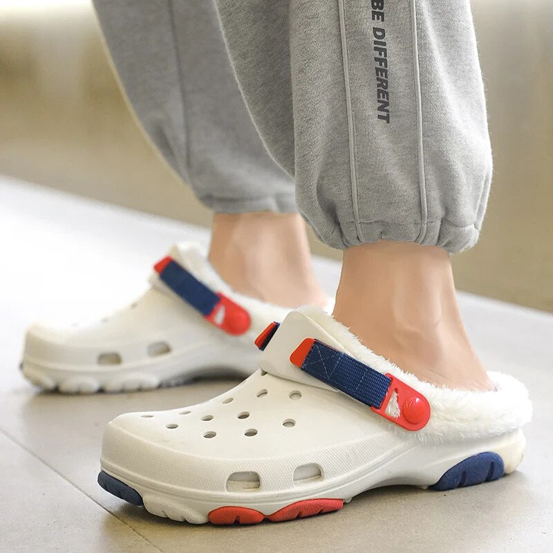 Sabots Fourrées d'Extérieur Antidérapants