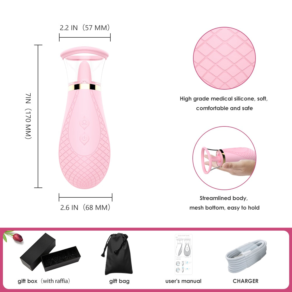 Stimulant clitoridien 2 en 1