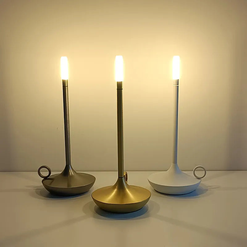 Lampe bougeoire tactile et sans fil