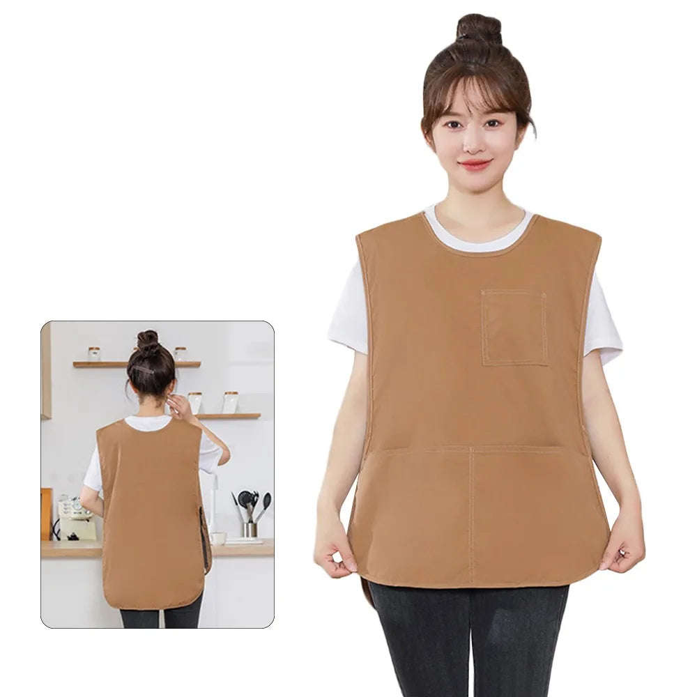 Tablier Style Gilet Imperméable et Résistant aux taches en Nylon