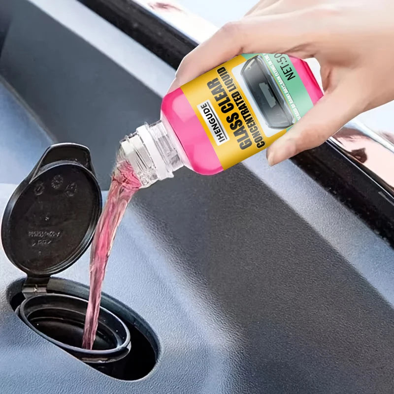 Liquide Concentré de Traitement Hydrophobe pour Pare-Brise – Protection Anti-Pluie, Anti-Buée et Clarté Longue Durée