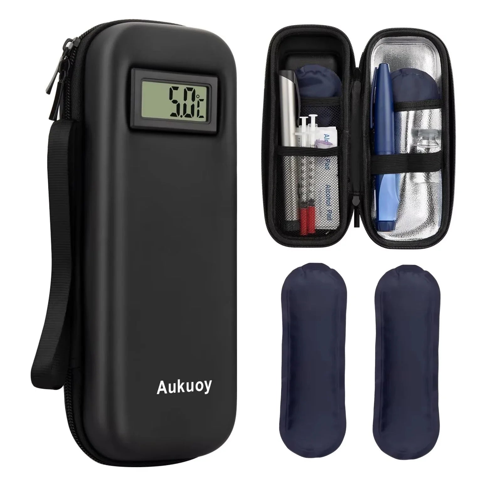 Pochette de Voyage Isotherme pour Insuline - Affichage Température