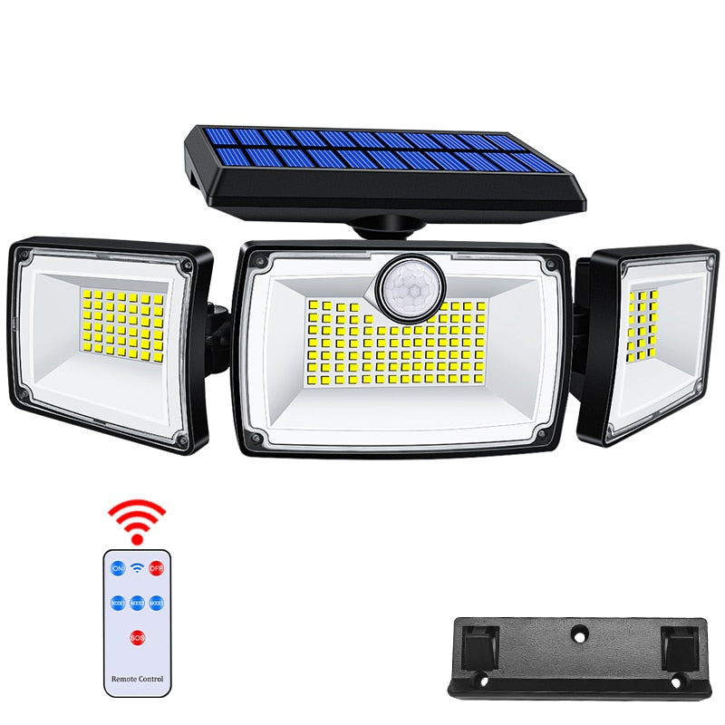 Lampe Solaire 3 Panneaux