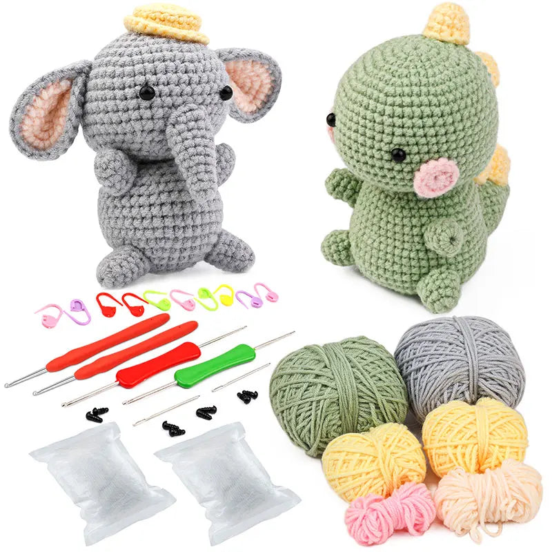 Kit Complet de Fabrication d'Animaux en Crochet