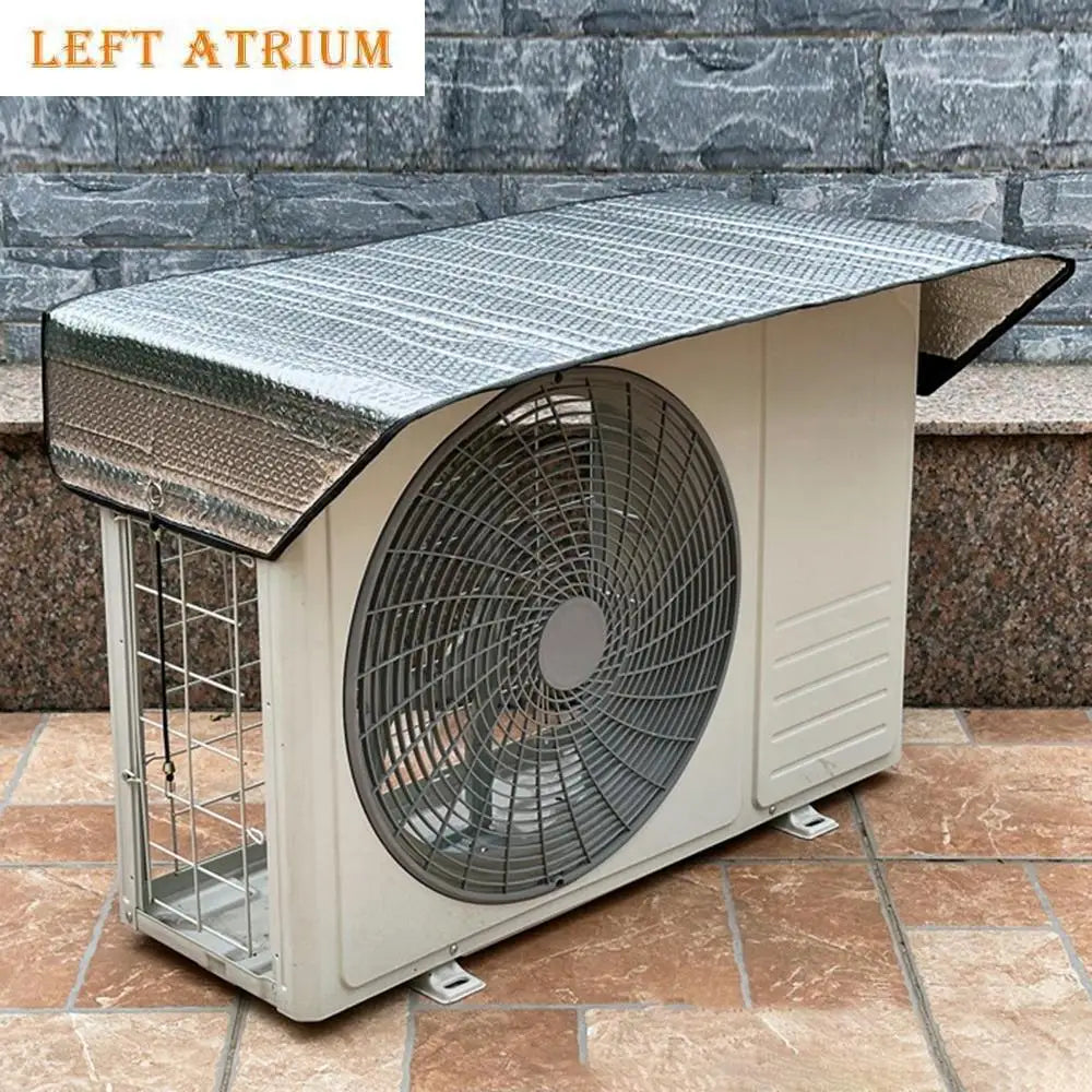 Lot de 2 Housses de Protection pour Climatiseur Extérieur – Étanches, Anti-Poussière et Anti-Pluie pour Unité AC
