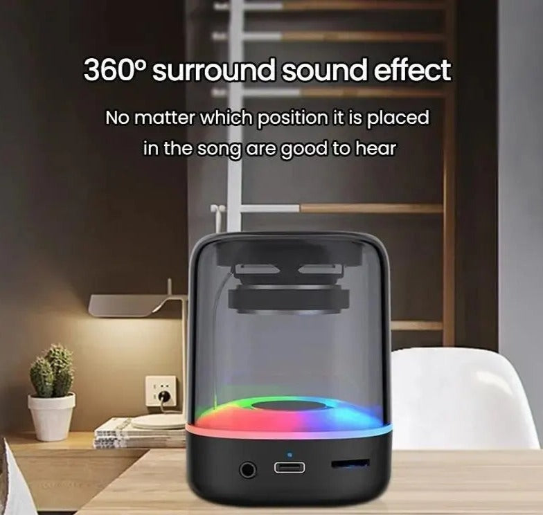 Mini enceinte bluetooth sans fil avec amplificateur Ă haut rendement
