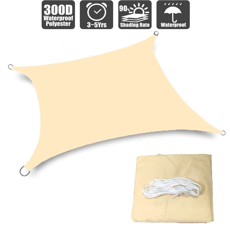 Voile d'ombrage imperméable