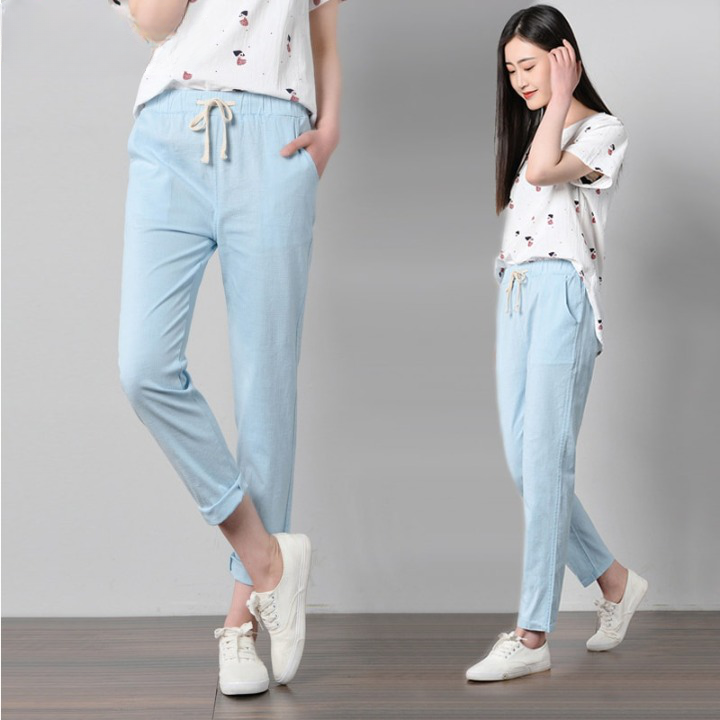 Pantalon Lin et Coton