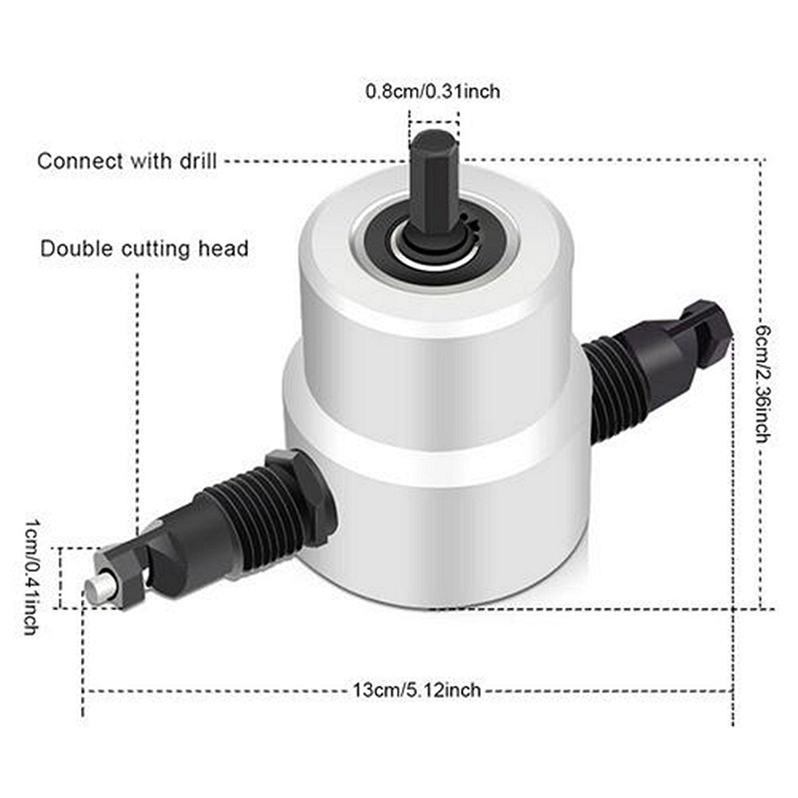 Grignoteuse à métal à double lame