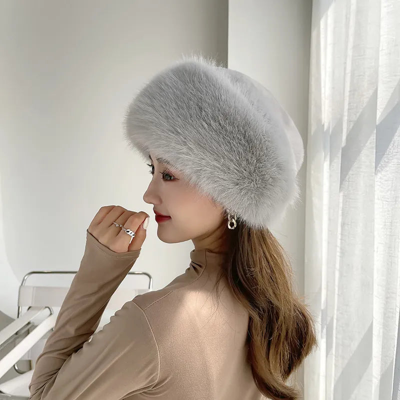 Chapeau Russe en Fausse Fourrure