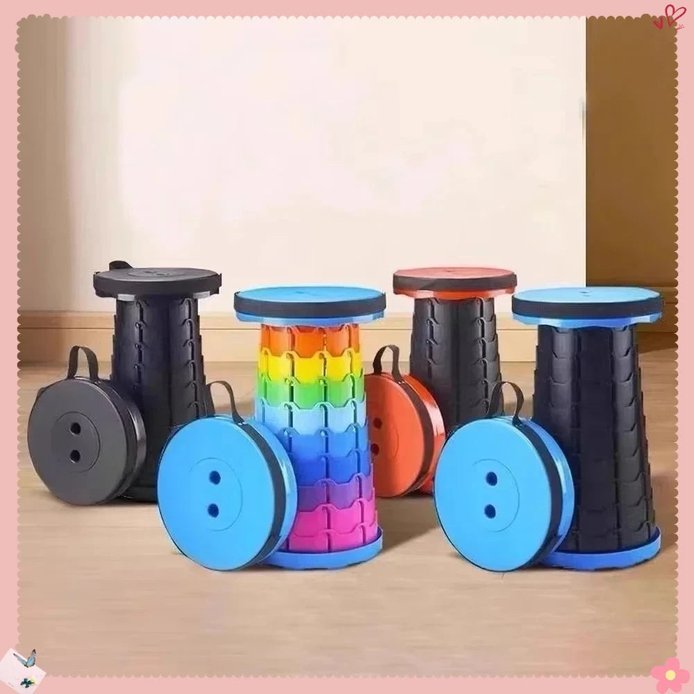 Tabouret Télescopique Réglable – Léger & Pliable