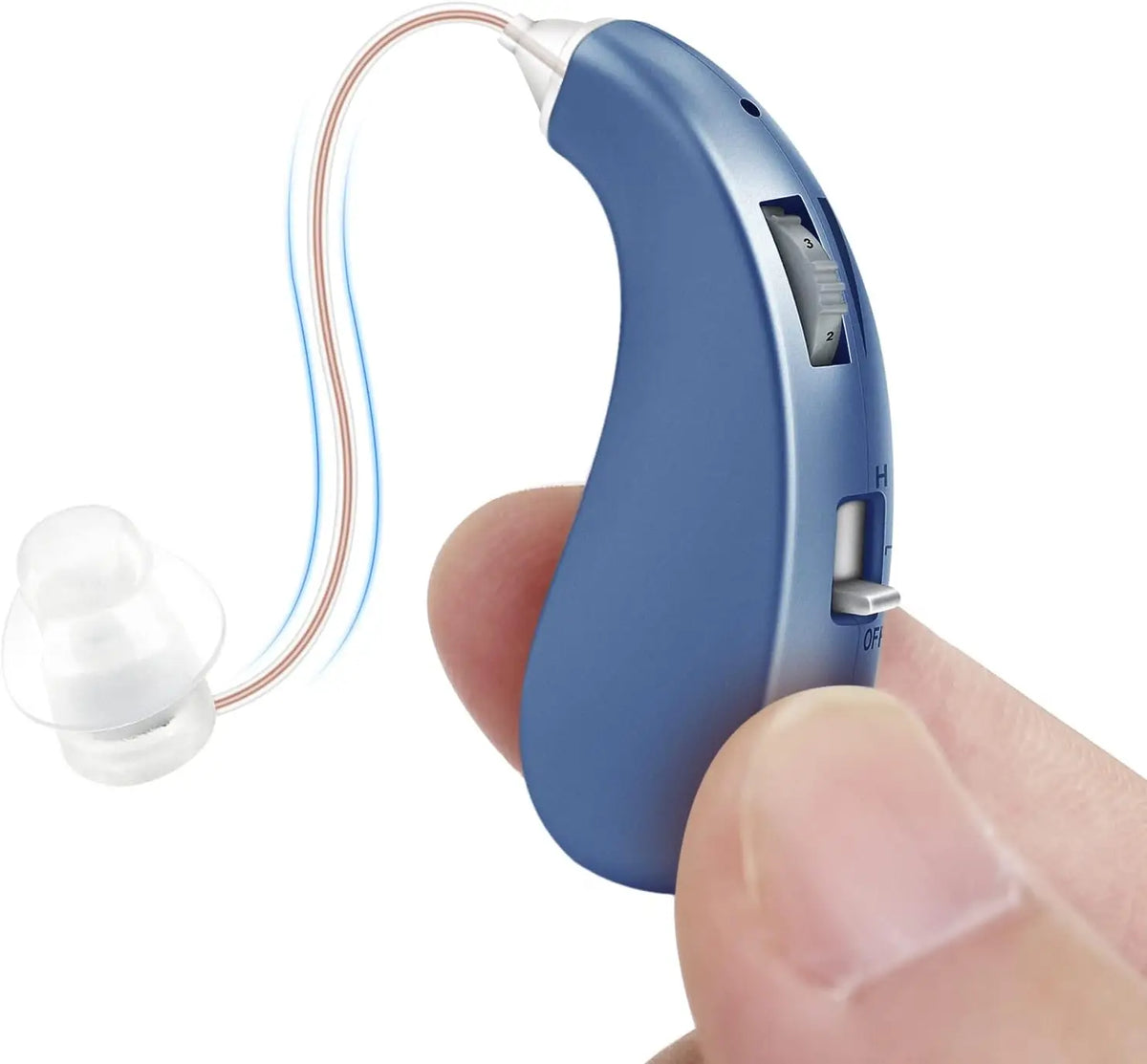 Amplificateur Auditif Rechargeable – Puce Numérique et Volume Réglable pour Adultes et Seniors