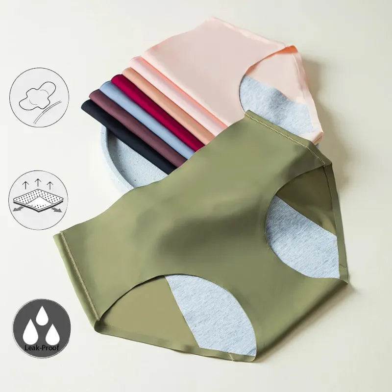 Culottes Anti-Fuites en Soie Glacée