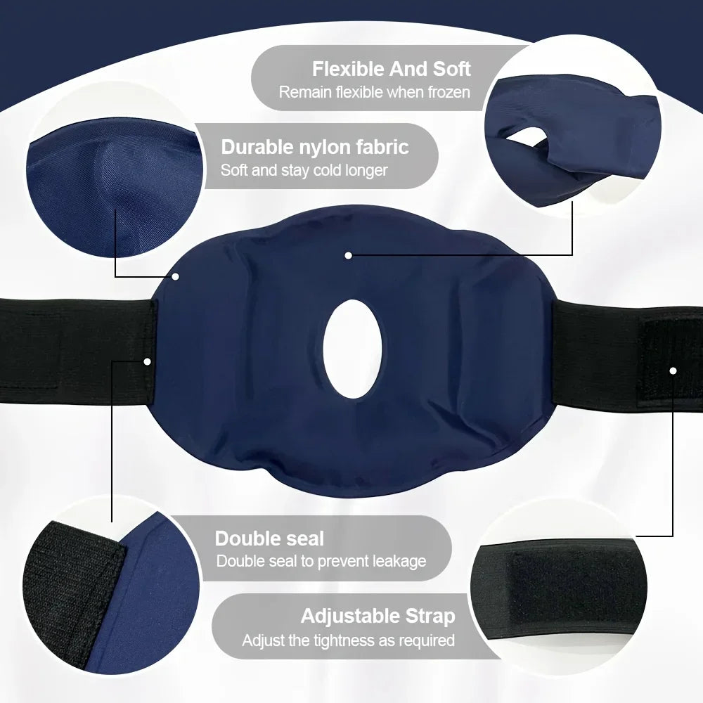Poche de Glace Genou - Gel Flexible & Ajustable