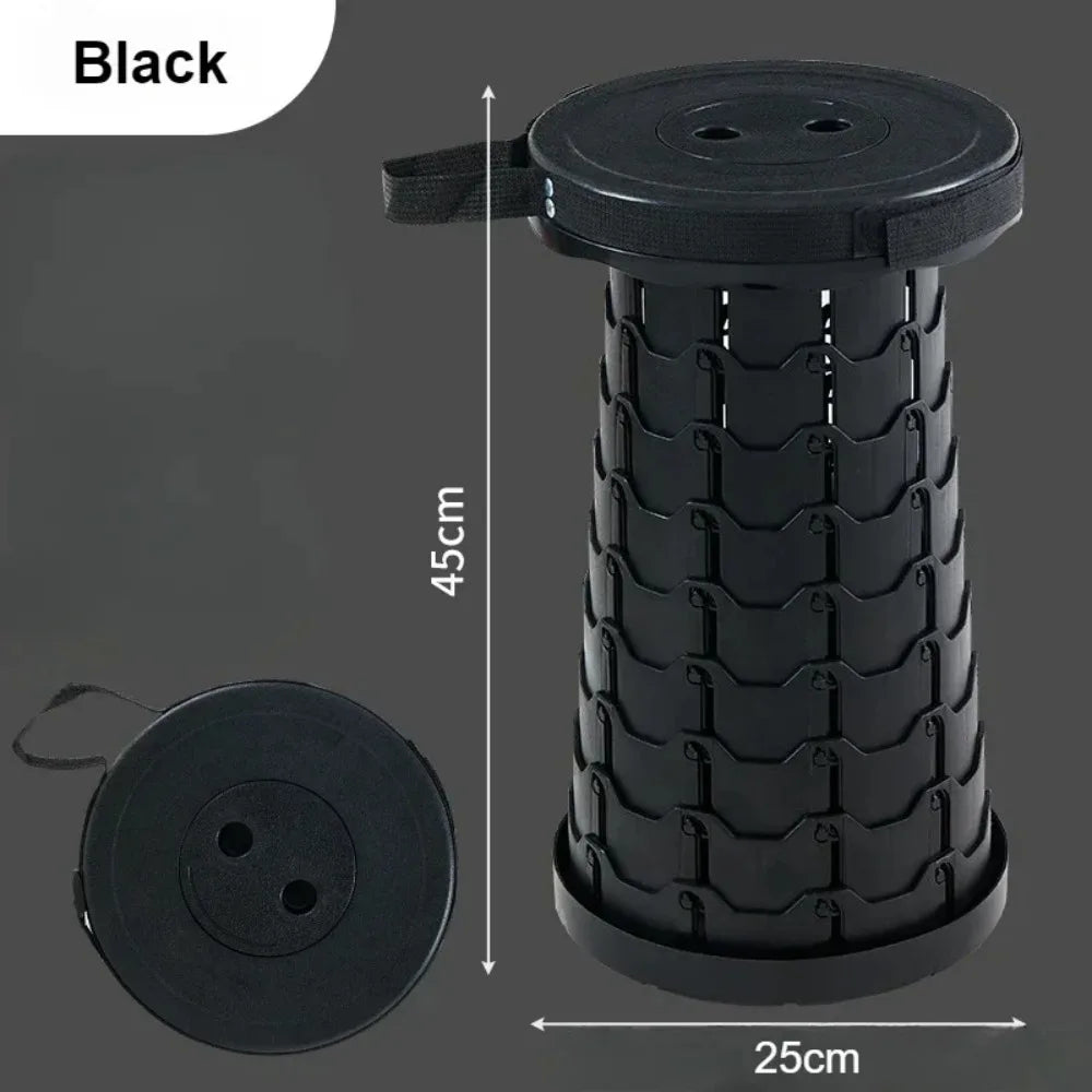 Tabouret Télescopique Réglable – Léger & Pliable