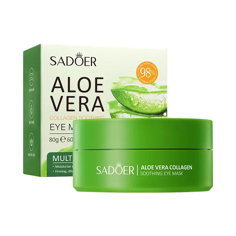 60x Patchs pour les yeux à l'Aloe Vera