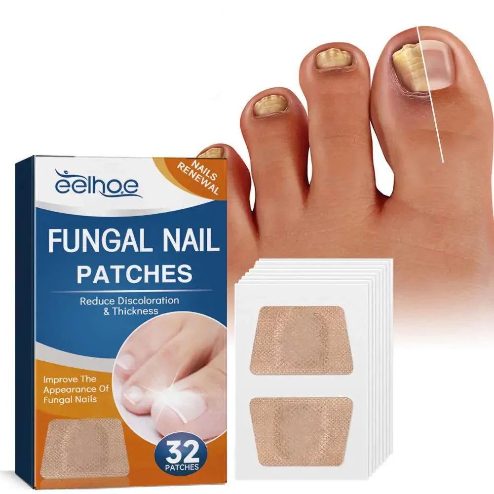 32x Patchs de Traitement Anti-Mycose pour Pieds