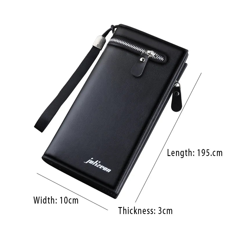 Portefeuille long + Porte-cartes + Porte-monnaie intégrés