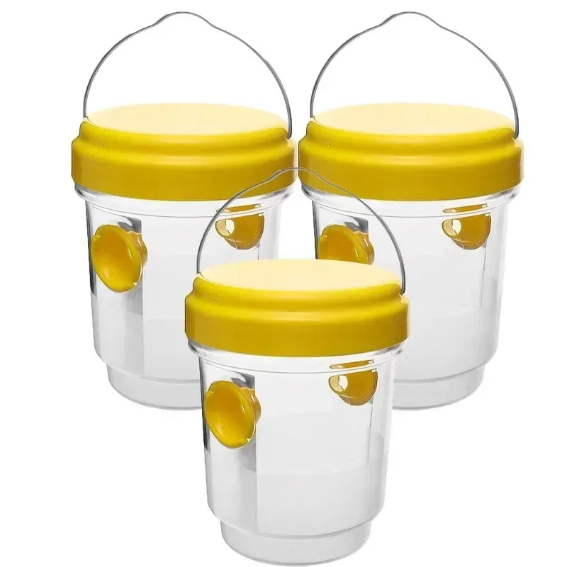 Lot de Pièges Suspendus pour Guêpes Réutilisables - 2 ACHETÉS = 1 OFFERT