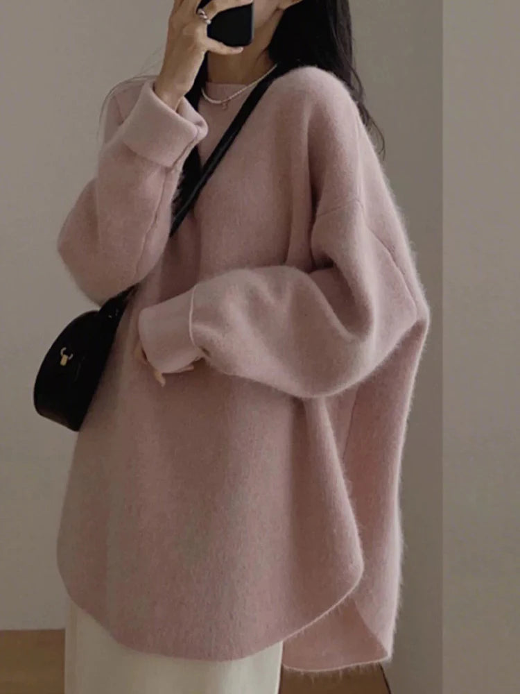 Pull en tricot moelleux